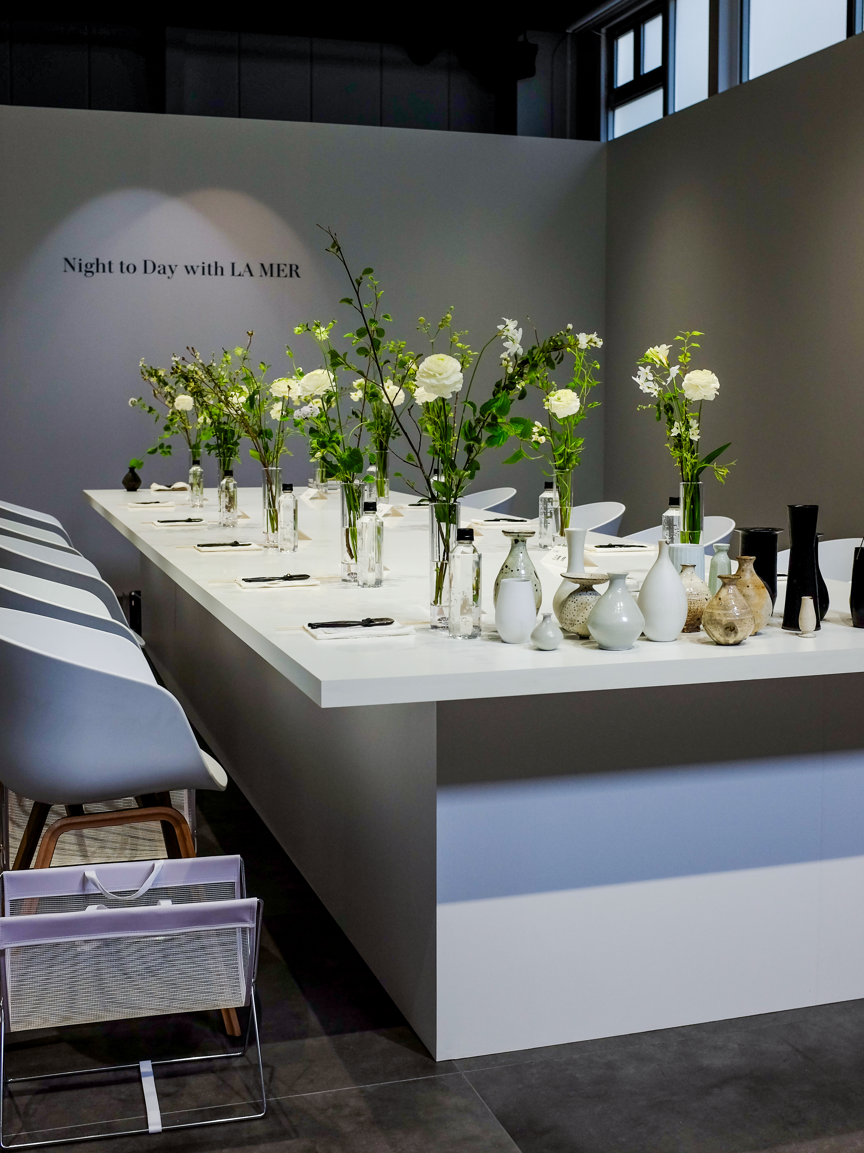 LA MER client session table setting