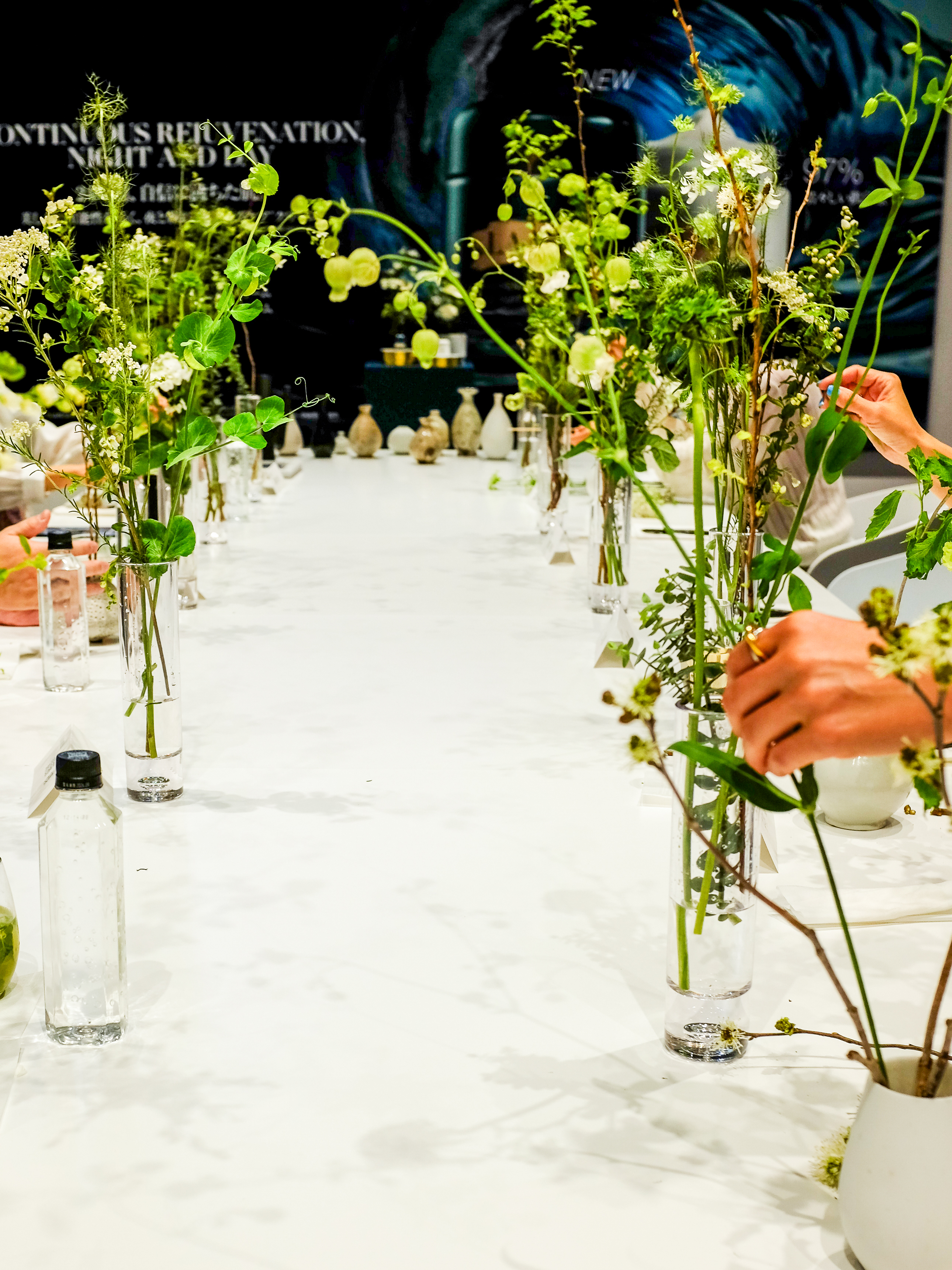 Hands-on ikebana session for LA MER guests
