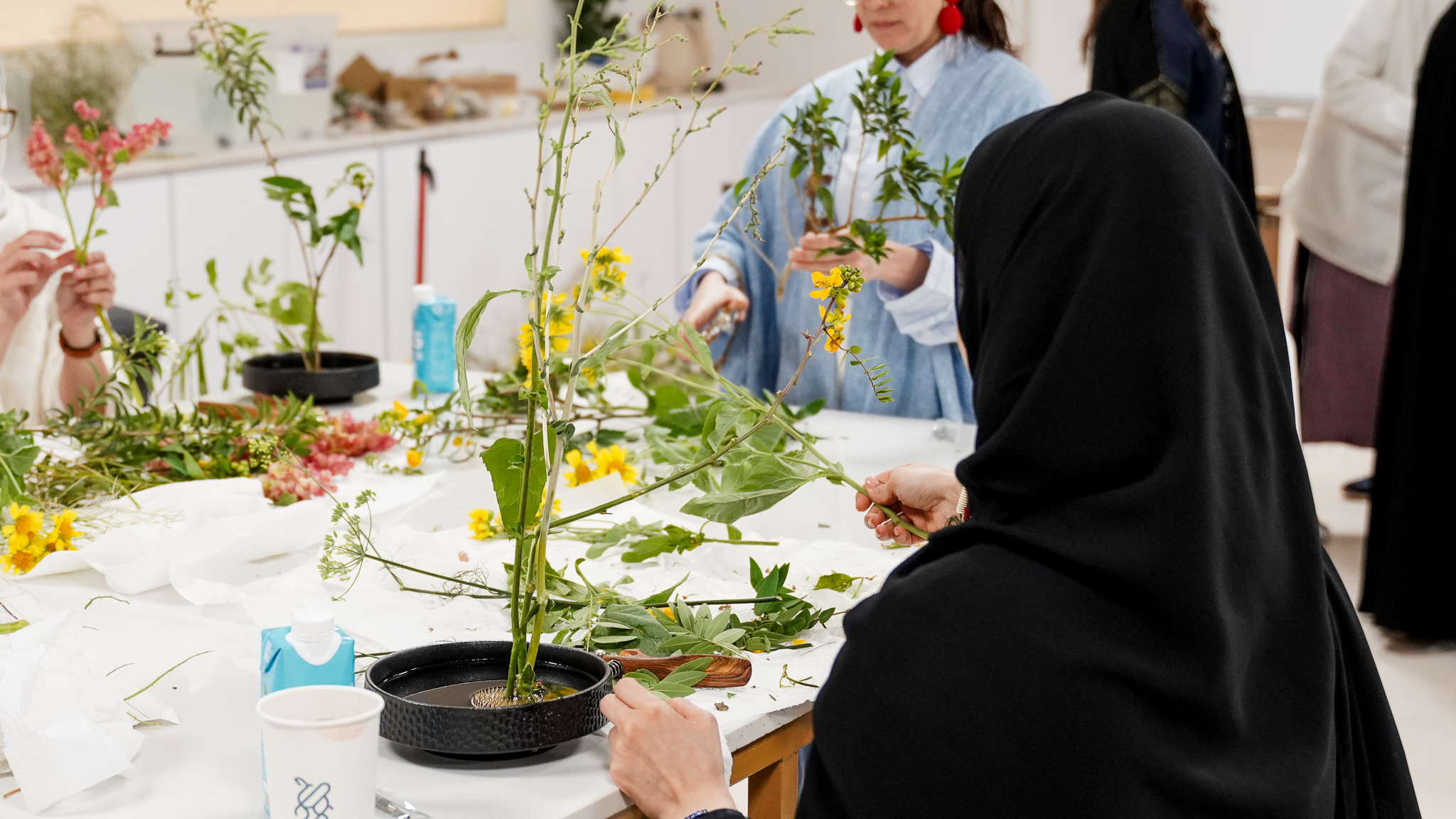 Hands-on ikebana workshop in Riyadh